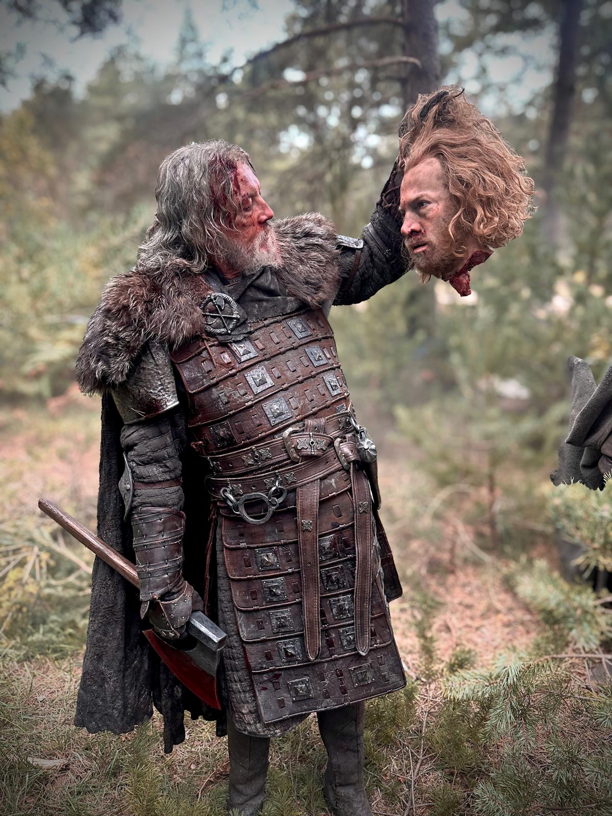Tommy Flanagan in battle costume as Roddy the Ruin