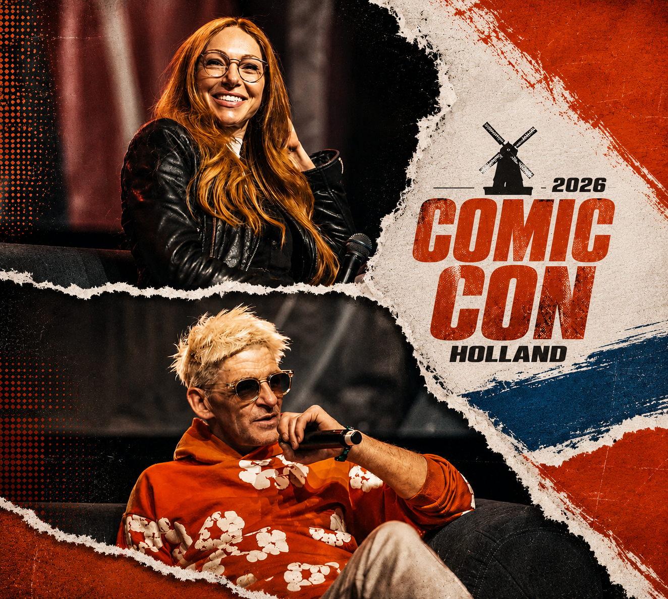Comic Con Holland 2026 guest announcement artwork
