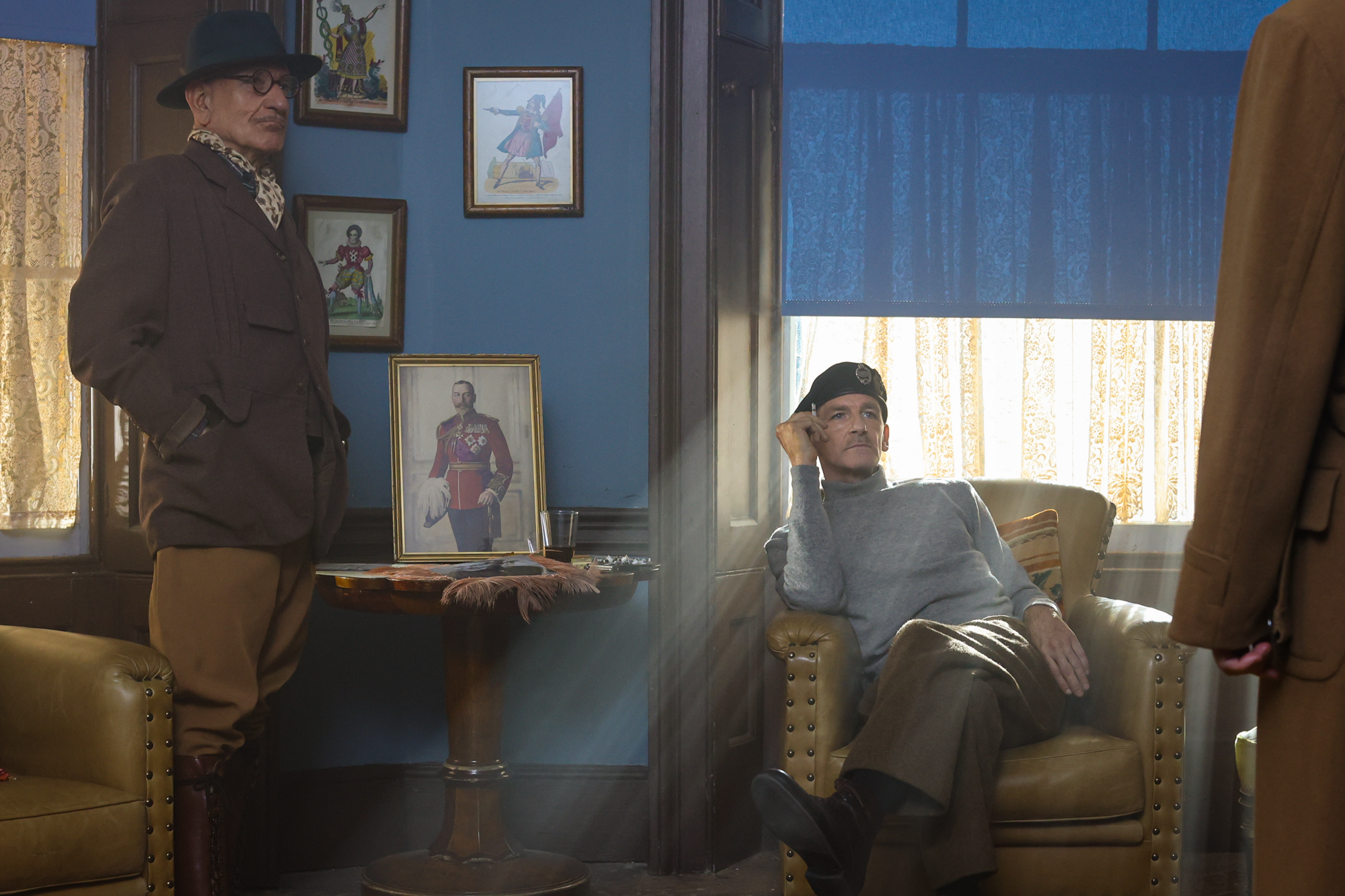 Sir Ben Kingsley with Paul Anderson as Field Marshal Bernard Montgomery in Fortitude
