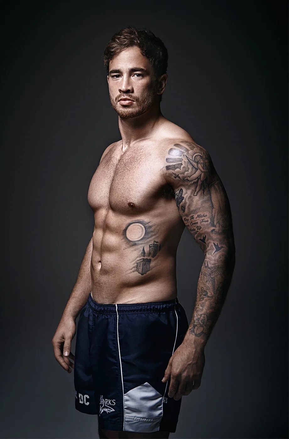 Full-length studio portrait of Danny Cipriani